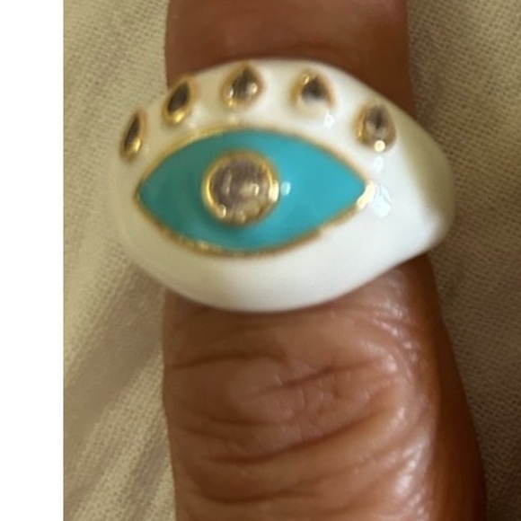 Evil eye 🧿 adjustable rings - Picture 5 of 5